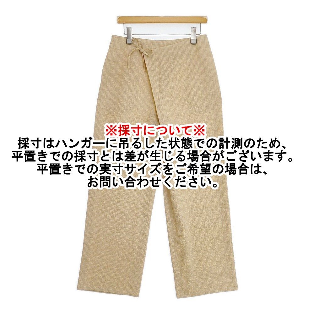 JURGEN LEHL J0141FP301 シルクコットン サイズL パンツ ベージュ