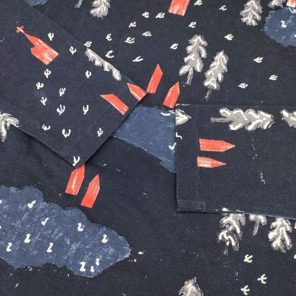 mina perhonen forest village aaa8686 サイズ40 長袖Tシャツ