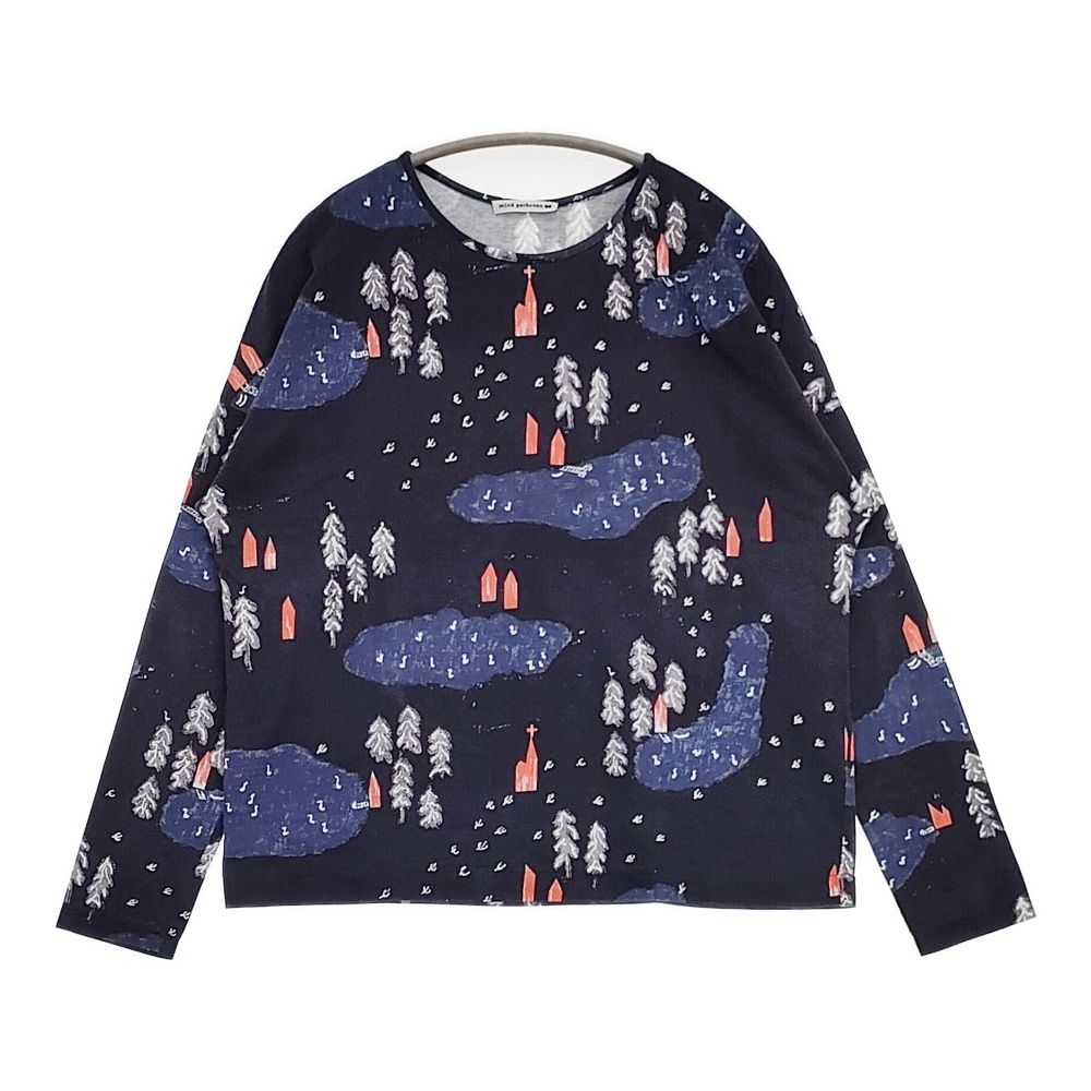 mina perhonen forest village aaa8686 サイズ40 長袖Tシャツ