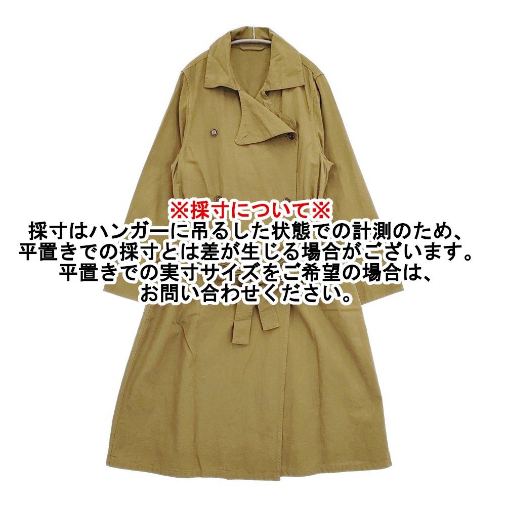 45R/45rpm もめん布の後染コート 定価42900円 サイズ3 トレンチコート