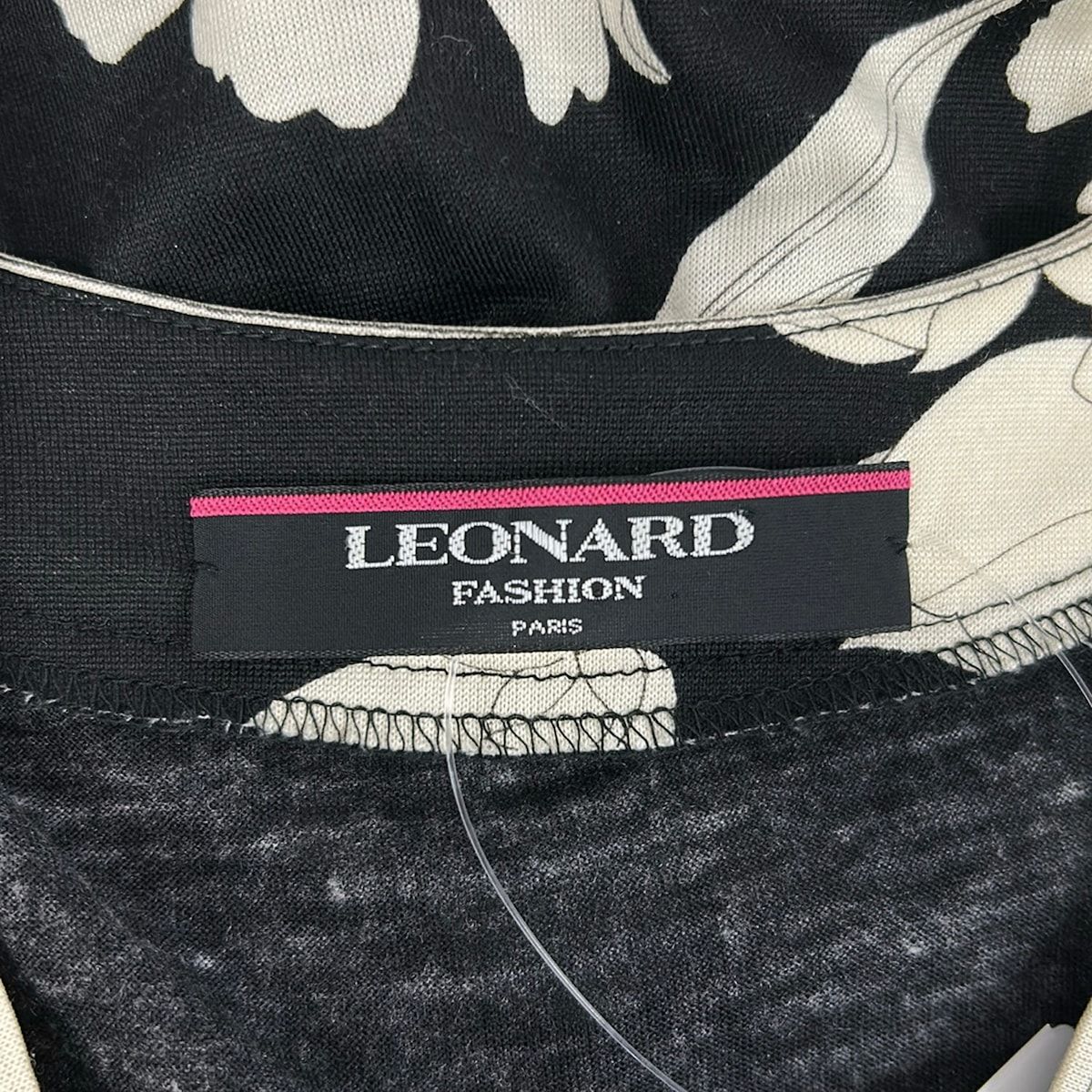 LEONARD(レオナール) 長袖カットソー サイズLL レディース - 黒
