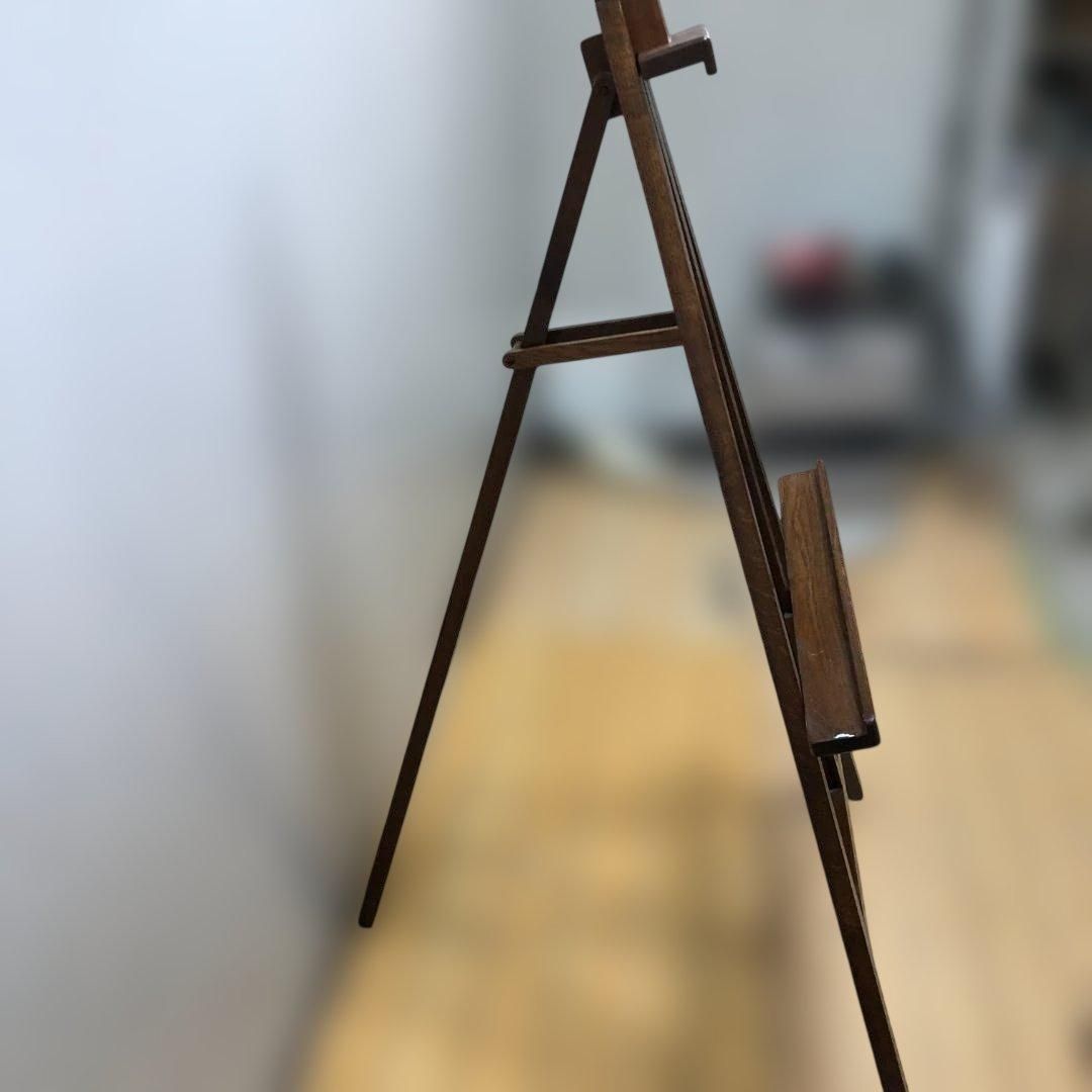 木製 イーゼル 画架 大型 高さ調整可能 絵画 デッサン 看板 ウェルカム 