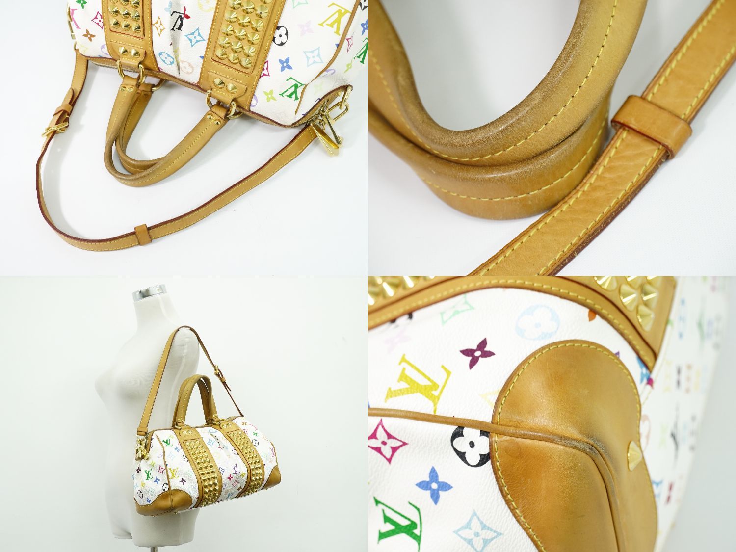 本物 ルイヴィトン LOUIS VUITTON LV コートニー MM モノグラム マルチ