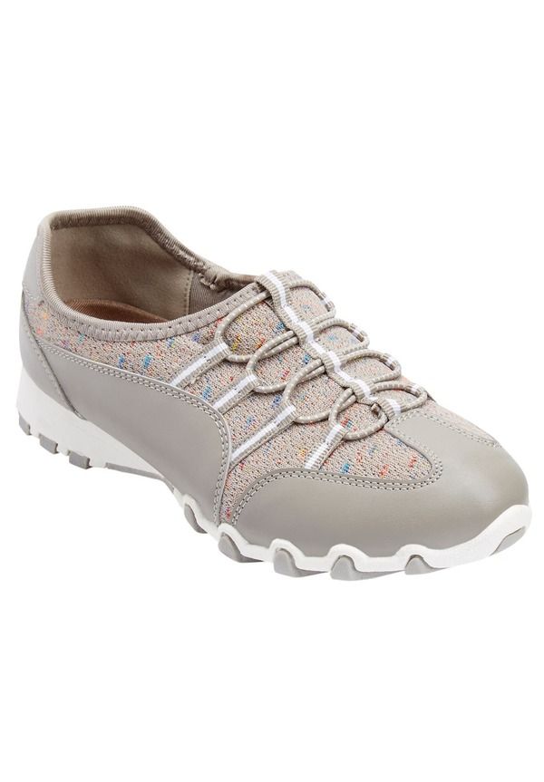 コンフォートビュー レディース シューズ スニーカー ニット Comfortview Cv Sportory Textu red Knit Slip On Sneaker Multi Taupe トー