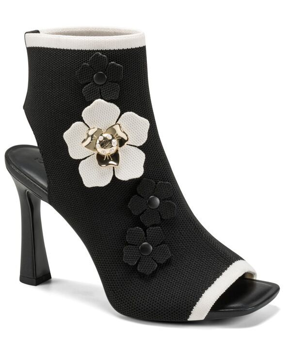 カール ラガーフェルド レディース シューズ サンダル KARLAGERFELD PARIS Womens Dacey Dressandals BlackCream Knit クリーム