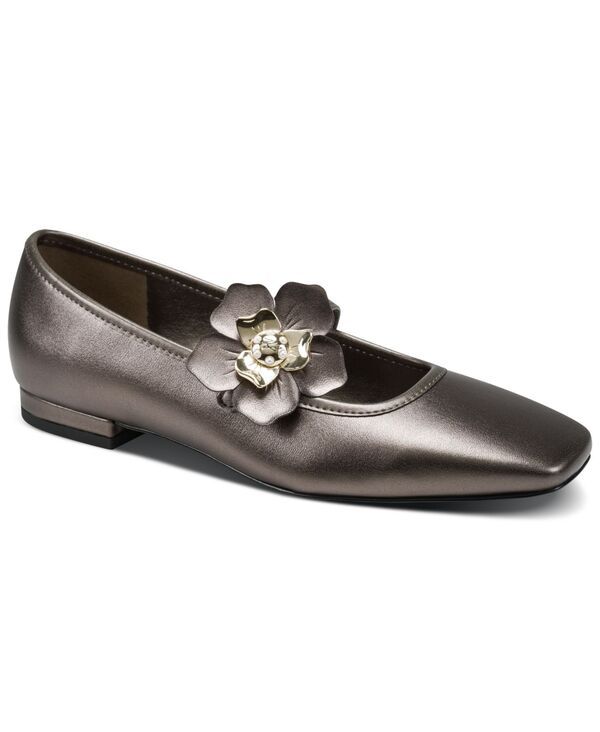 カール ラガーフェルド レディース シューズ パンプス KARLAGERFELD PARIS Womensidra Mary Jane Ballet Flats Canyon Brown Metall