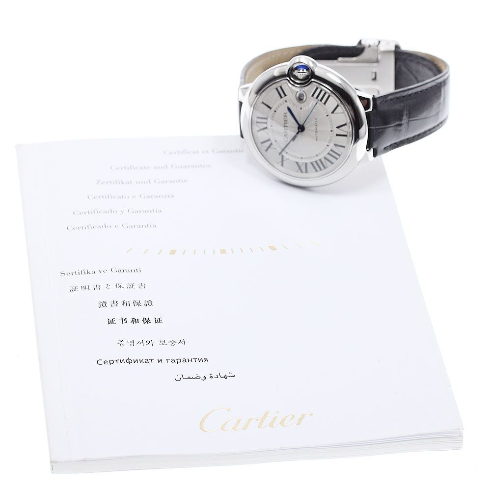 カルティエ CARTIER W69016Z4 バロンブルー 42mm デイト 自動巻き