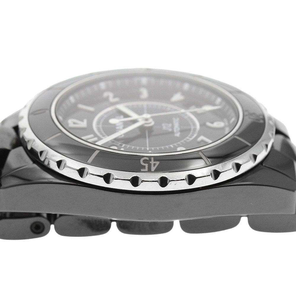 シャネル CHANEL H0685 J12 黒セラミック 38MM デイト 自動巻き メンズ