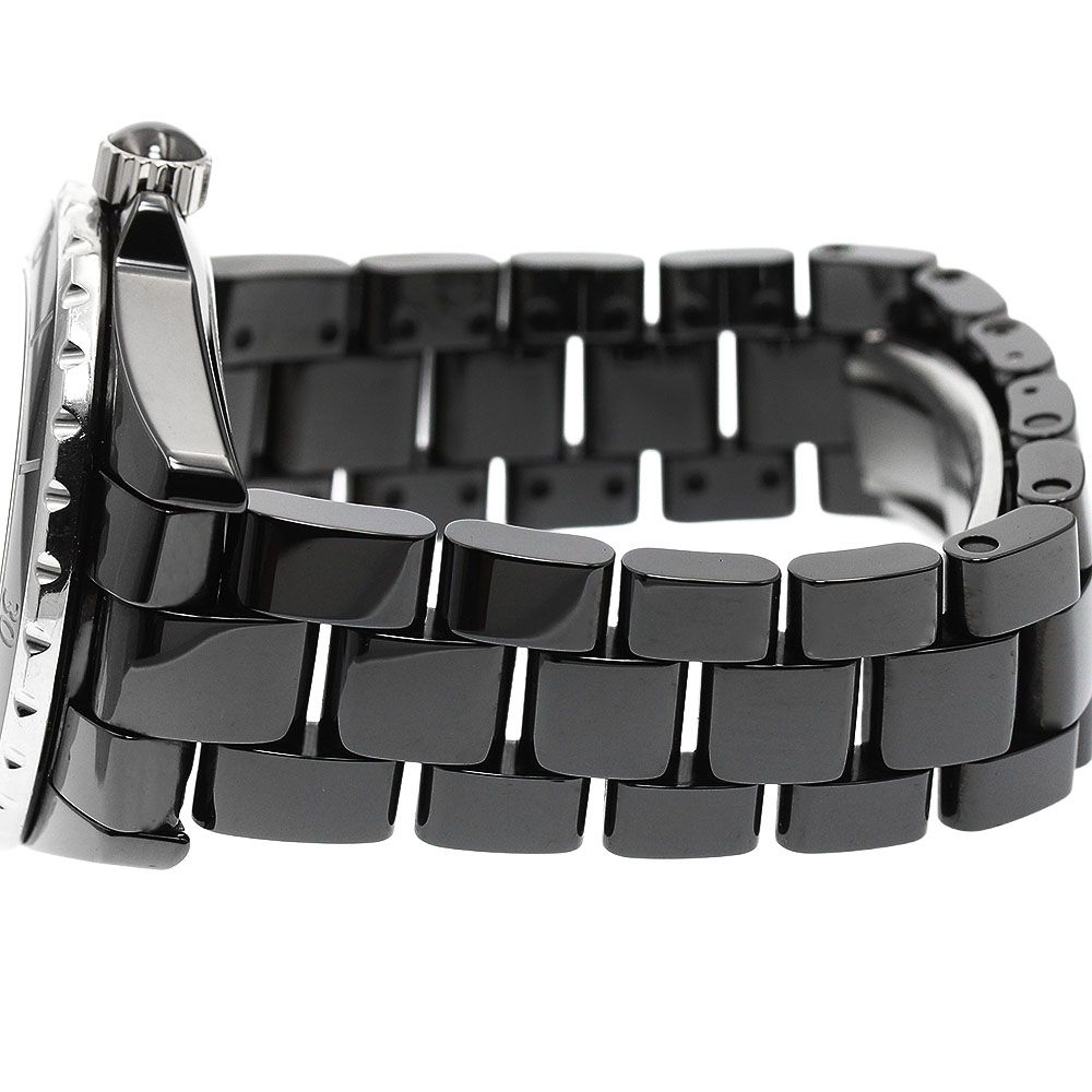 シャネル CHANEL H0685 J12 黒セラミック 38MM デイト 自動巻き メンズ