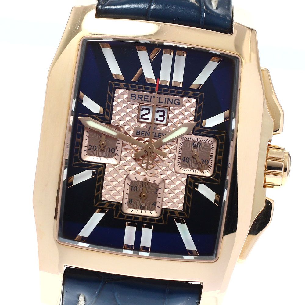 ブライトリング BREITLING R44365 ベントレー フライングB K18PG クロノグラフ デイト 自動巻き メンズ 箱・保証書付き_958414
