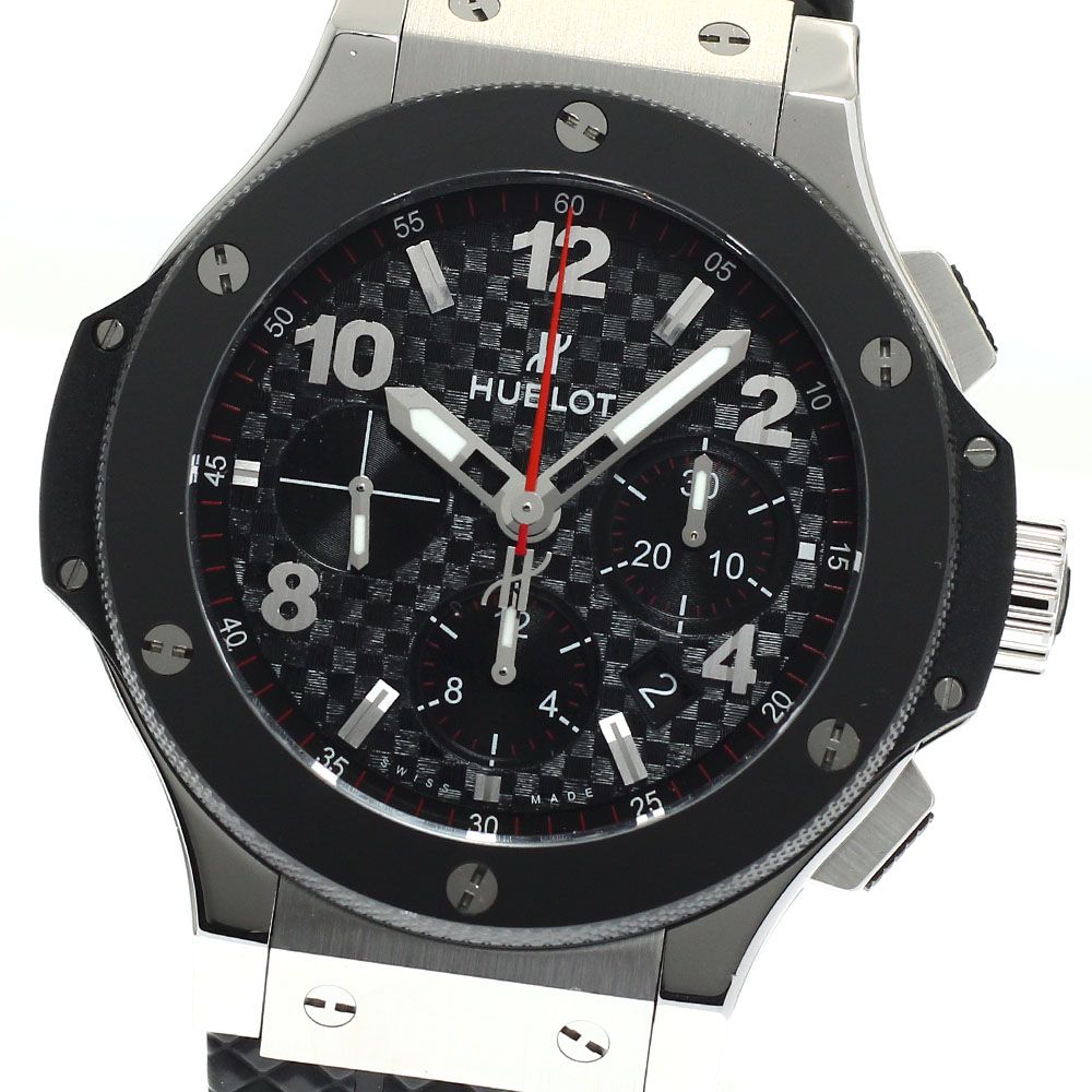 ウブロ HUBLOT 301.SB.131.RX ビッグ・バン スチールセラミック クロノグラフ 自動巻き メンズ 良品 OH済み_963443