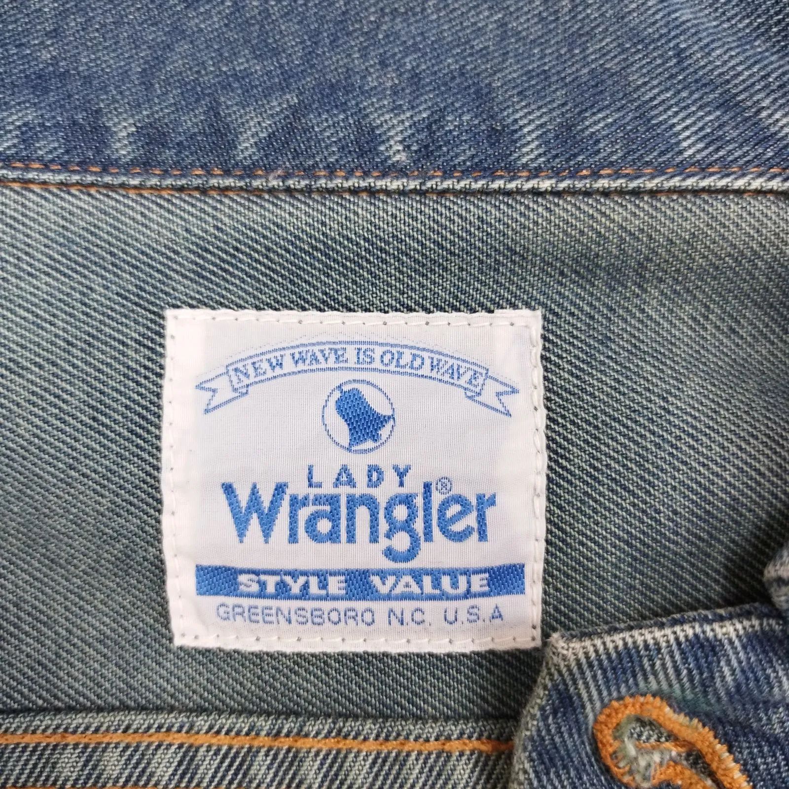 LADY Wrangler ラングラー BLUE BELL デニム ジャケット Gジャン 復刻 