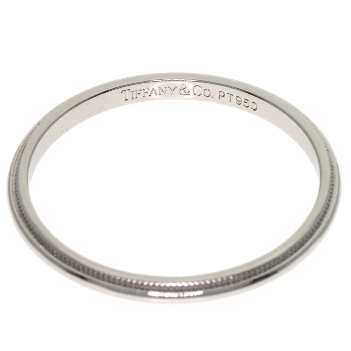 TIFFANY&Co. ティファニー ミルグレイン リング・指輪 PT950