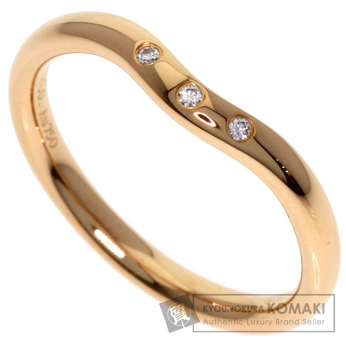 TIFFANY&Co. ティファニー カーブド バンド 3P ダイヤモンド リング