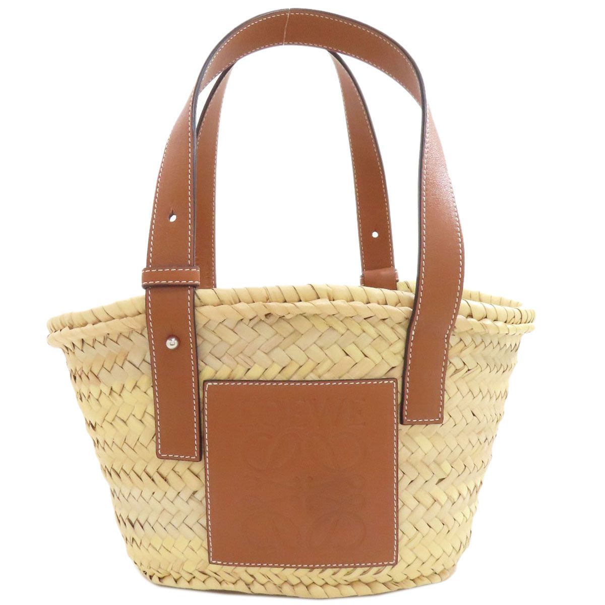 LOEWE ロエベ バスケットバッグ スモール ハンドバッグ ラフィア