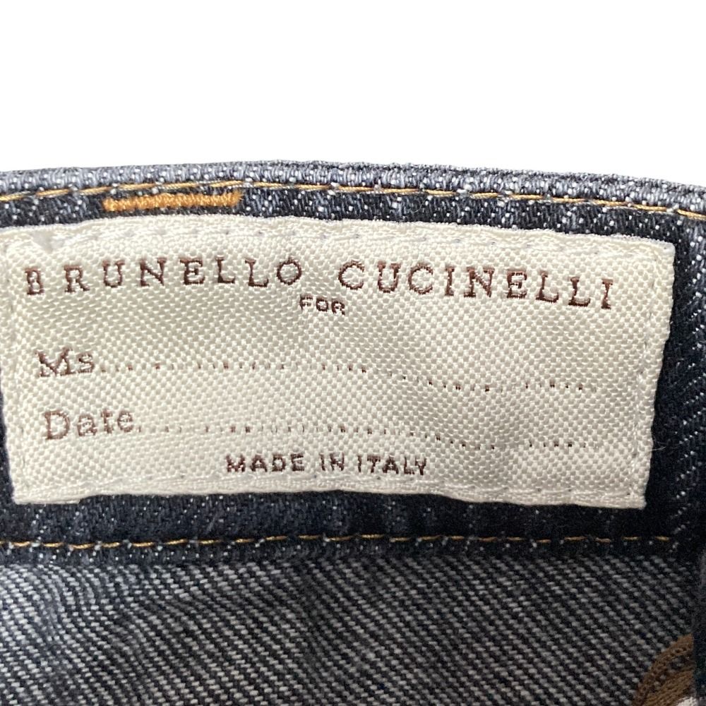 美品 BRUNELLO CUCINELLI ブルネロクチネリ モニーレ付 デニムパンツ