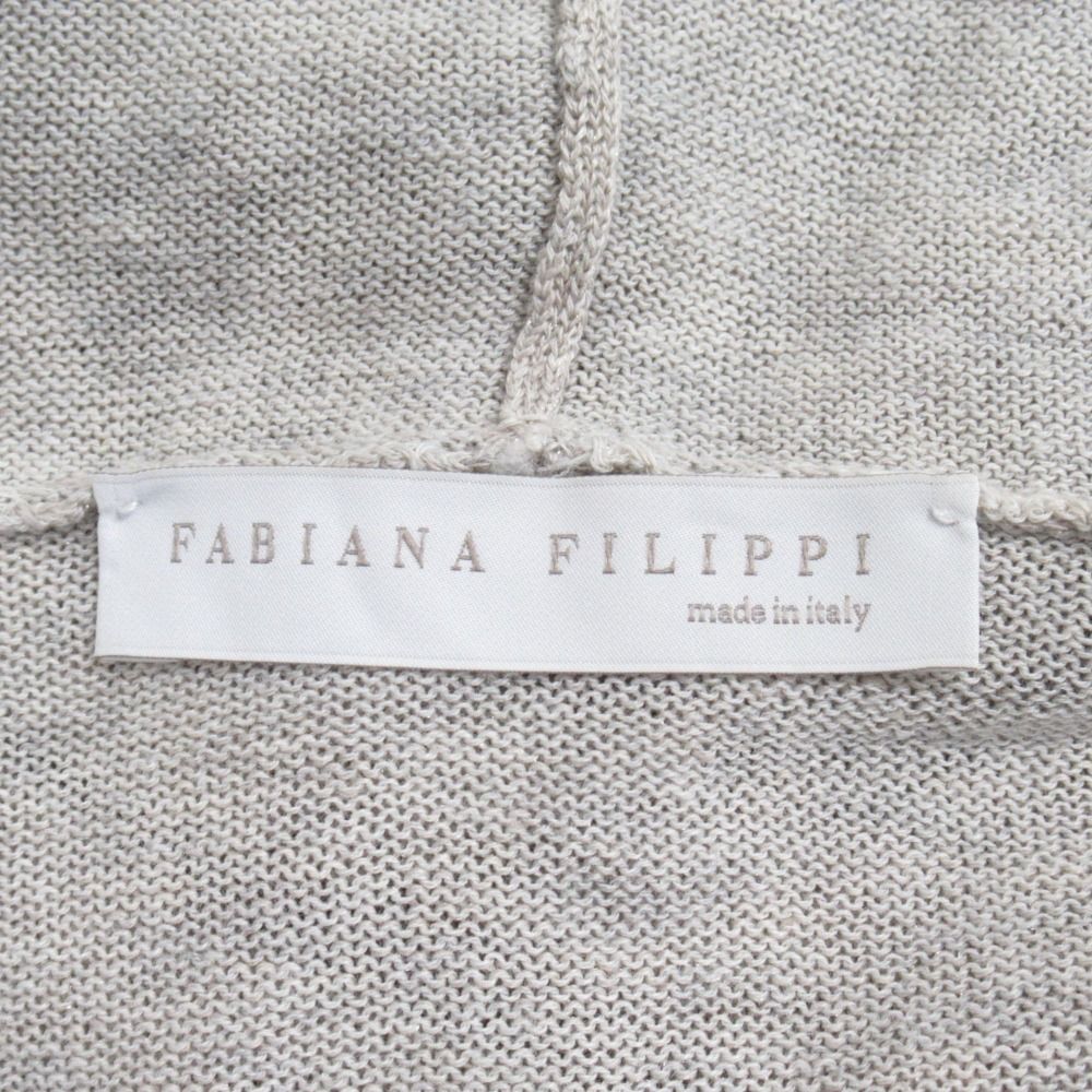 美品 FABIANA FILIPPI ファビアナ フィリッピ コットン リネン ニット