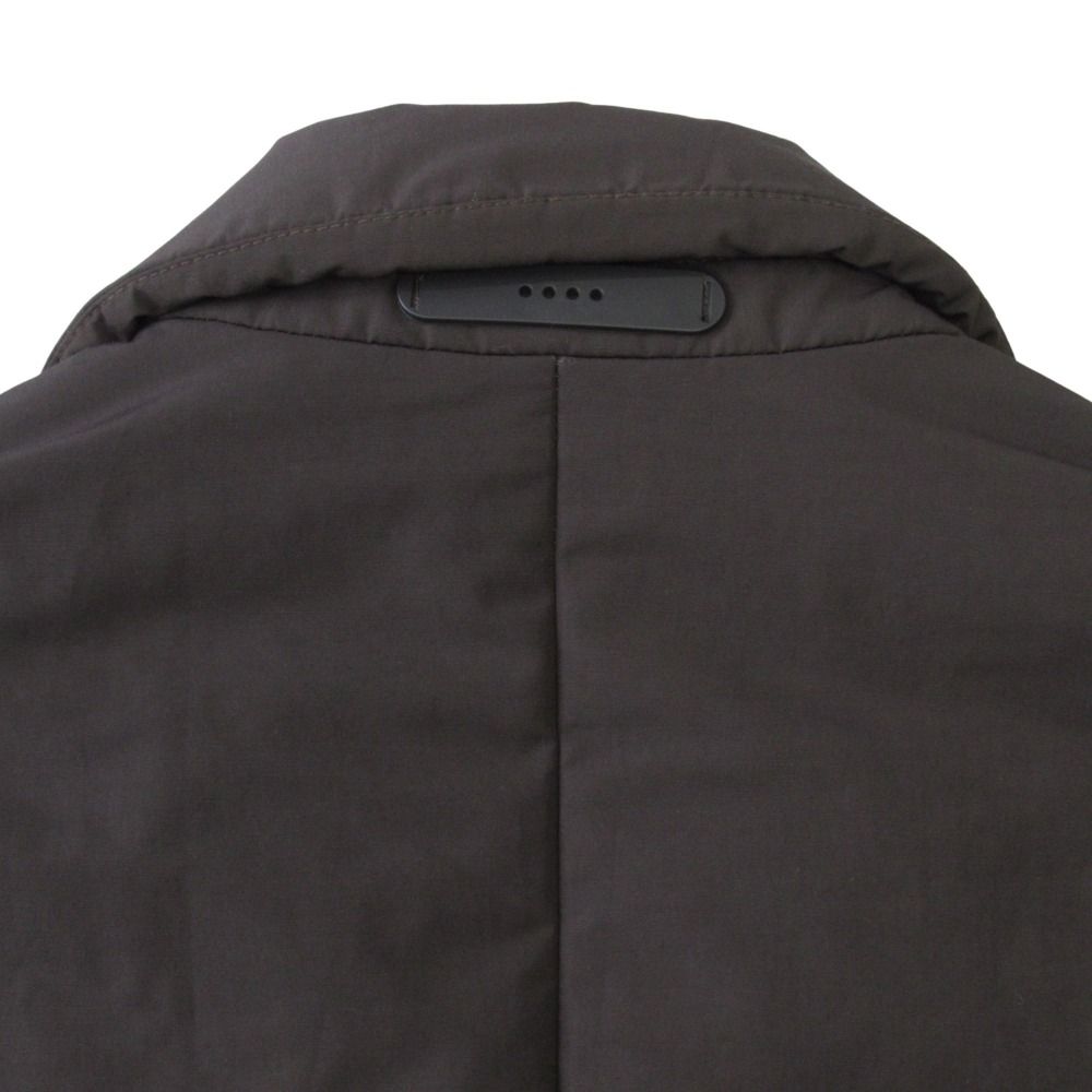 美品 HEVO イーヴォ ポリコットン インサレーション チェスター コート