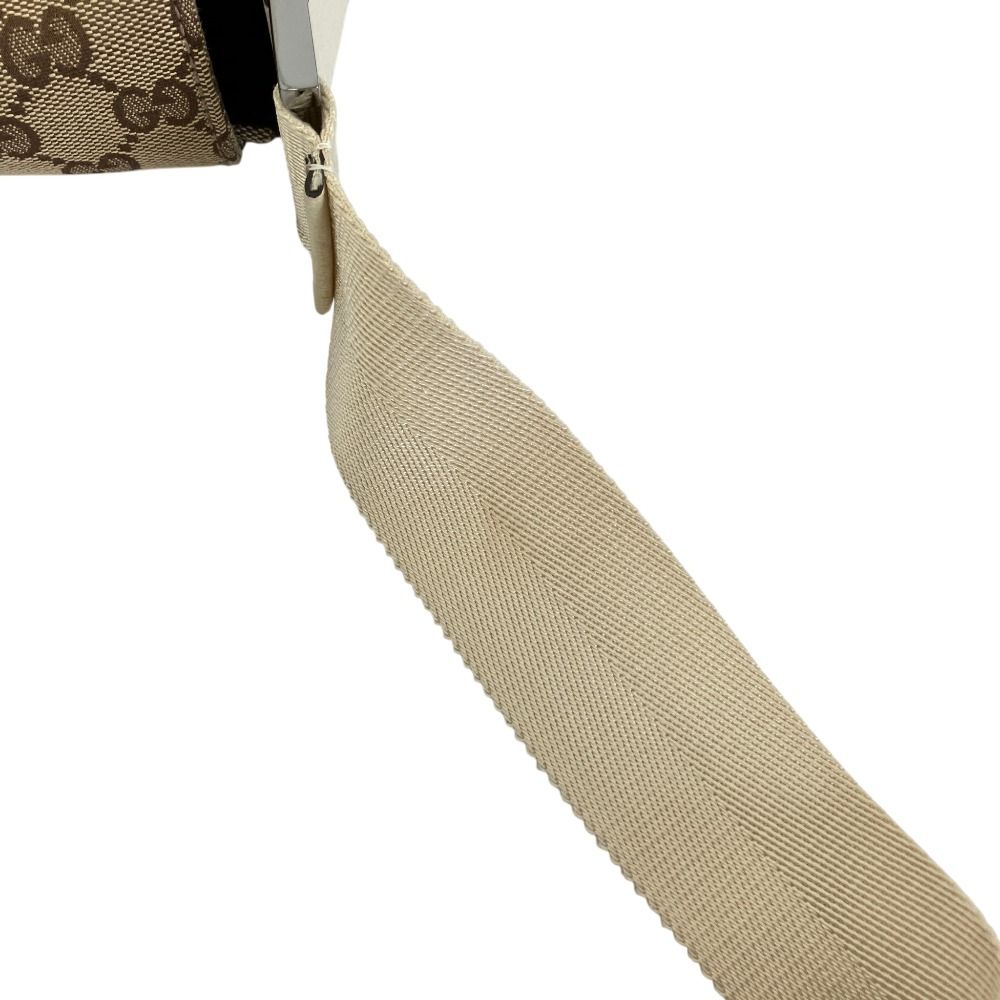 美品 GUCCI グッチ GGキャンバス メッセンジャーバッグ ショルダー