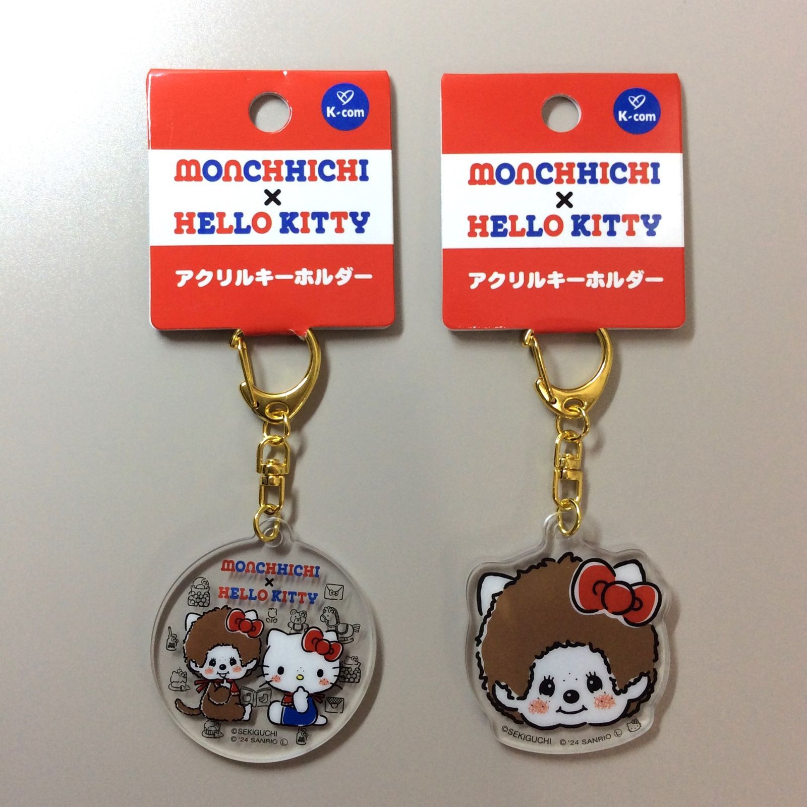 MCC612-0002【新品・未使用品】モンチッチ＆ハローキティ アクリル