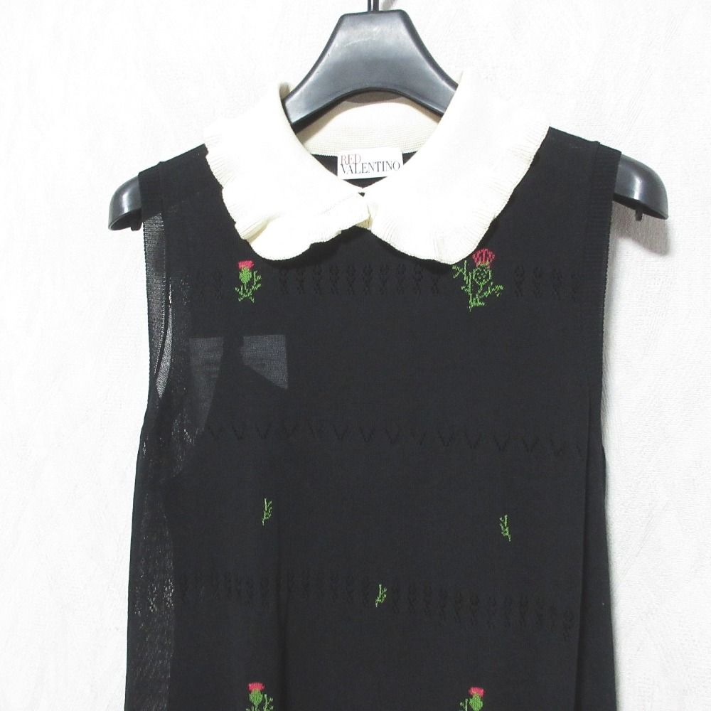 未使用 RED VALENTINO レッドヴァレンティノ フラワージャガード