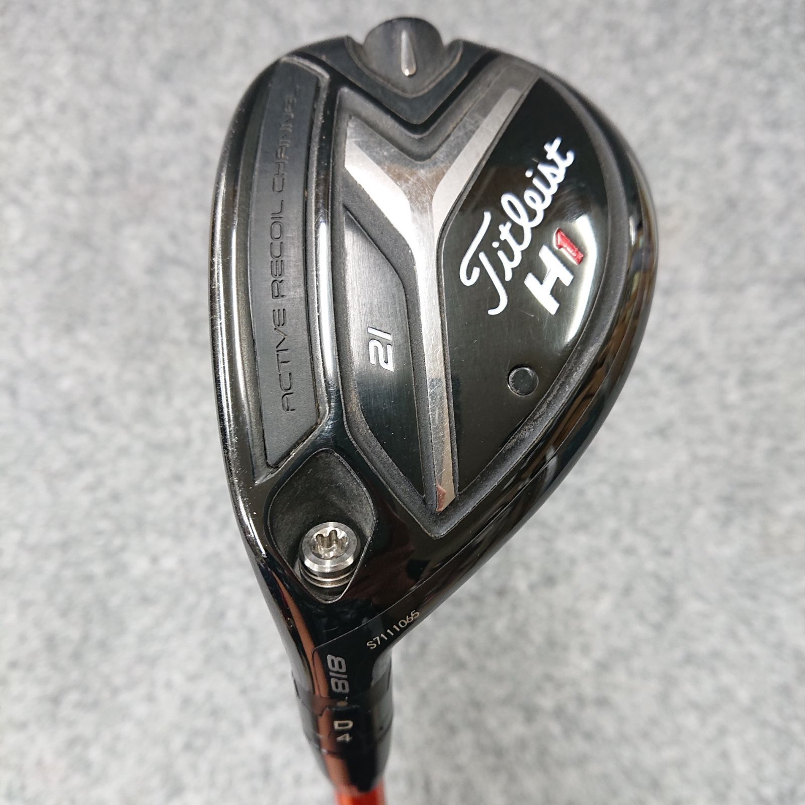 良品♪ 左用 タイトリスト 818 H1 ユーティリティ 21° ツアーAD DI-85
