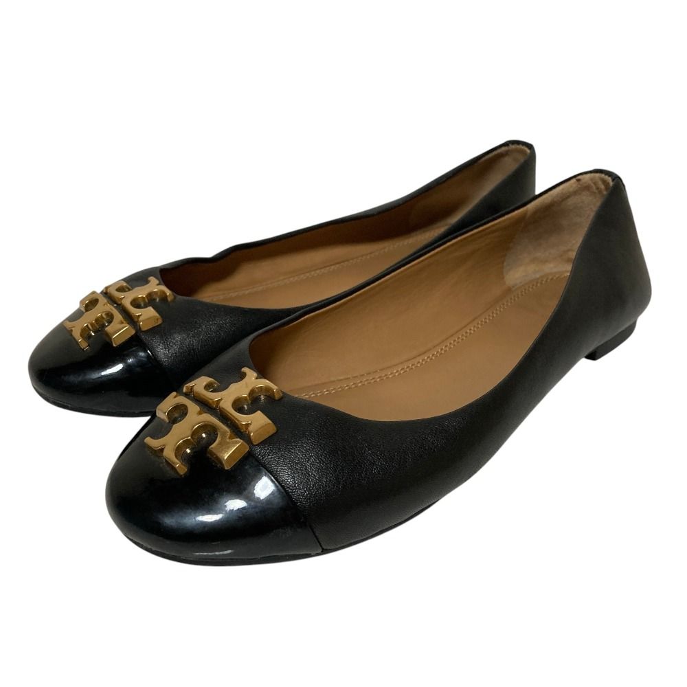 良品 TORY BURCH トリーバーチ ロゴプレート フラットシューズ