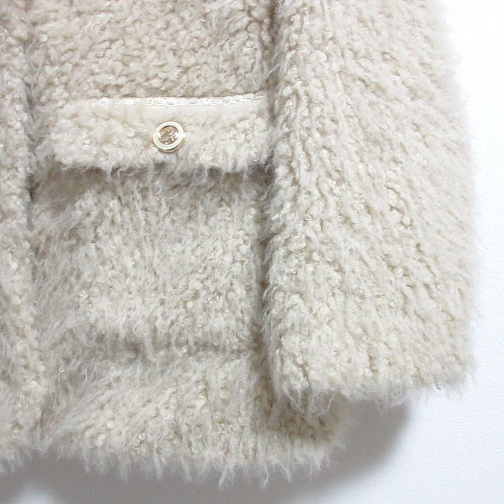 美品 Her lip to ハーリップトゥ Royal Faux Fur Coat フェイクファー