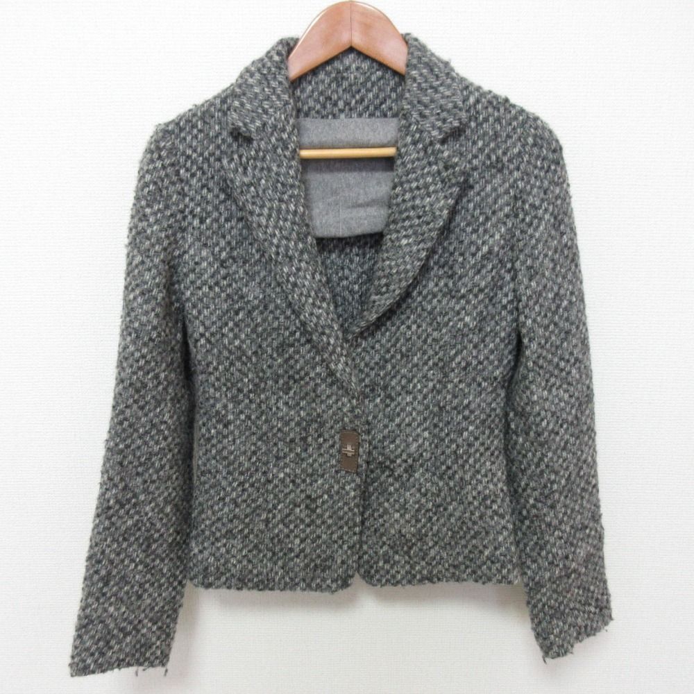 美品 FABIANA FILIPPI ファビアナフィリッピ ウール ツイード