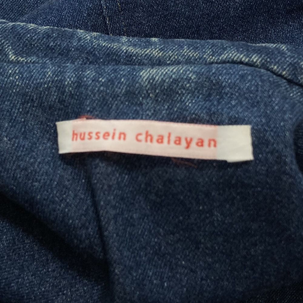 良品 HUSSEIN CHALAYAN フセインチャラヤン デニム テーラード