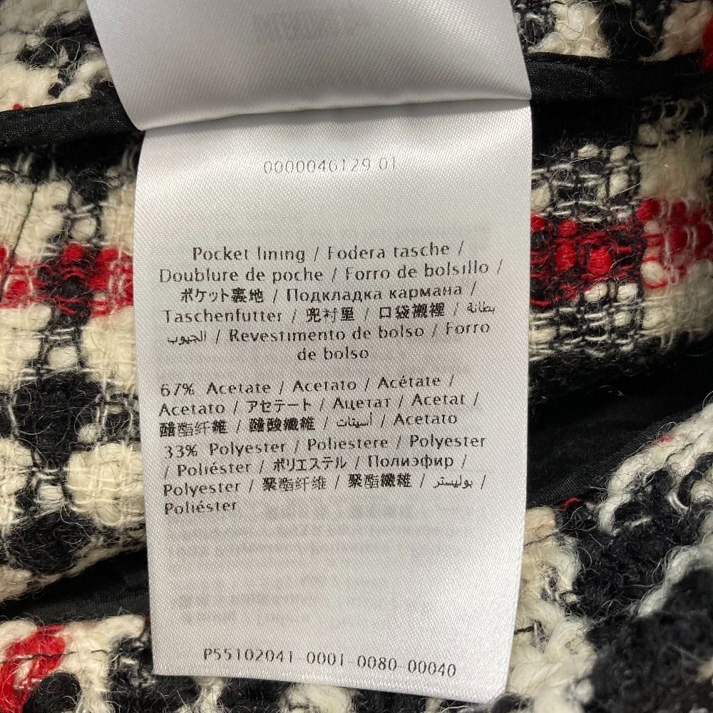 美品 RED Valentino レッドヴァレンティノ スカラップ ツイード