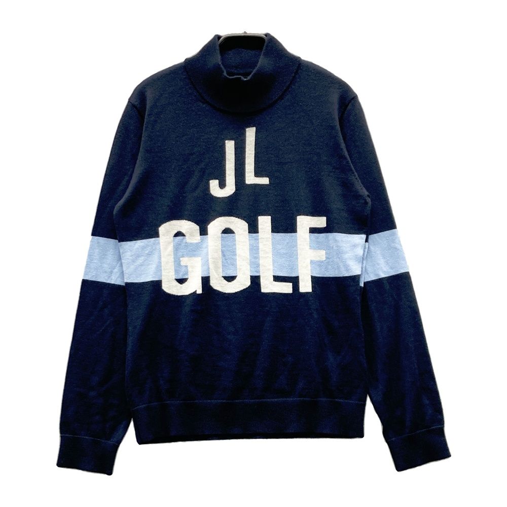 J.LINDEBERG タートルネック ニット ネイビー Sサイズ サイズ：M J.LINDEBERG ジェイリンドバーグ ハイネック ニットセーター