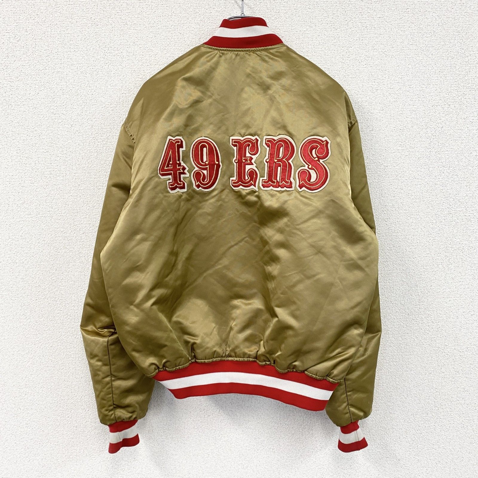 STARTER スターター×SanFrancisco 49ers スタジャン STARTER スターター NFL San Francisco 49ers ナイロンスタジャン 金色