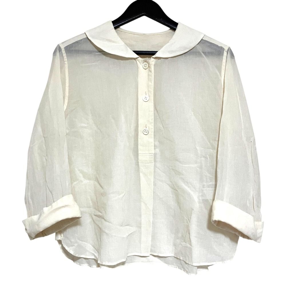 美品 25AW MARGARET HOWELL マーガレットハウエル COTTON SILK CHIFFON