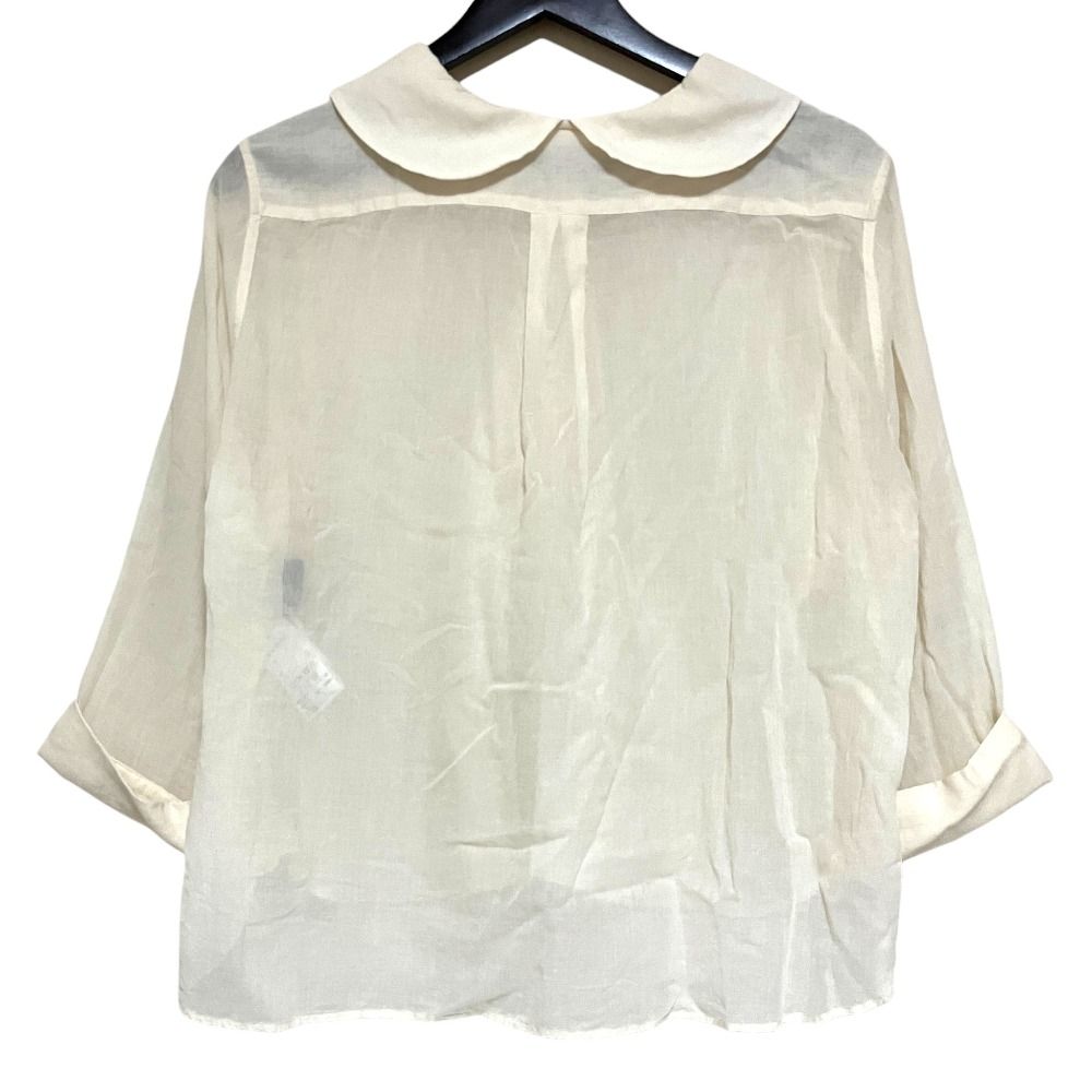 美品 25AW MARGARET HOWELL マーガレットハウエル COTTON SILK CHIFFON
