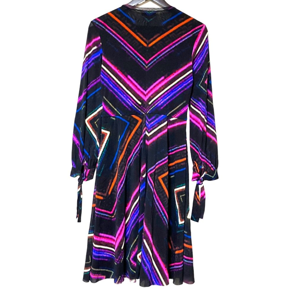 美品 Vivienne Tam ヴィヴィアンタム パワーネット 袖リボン