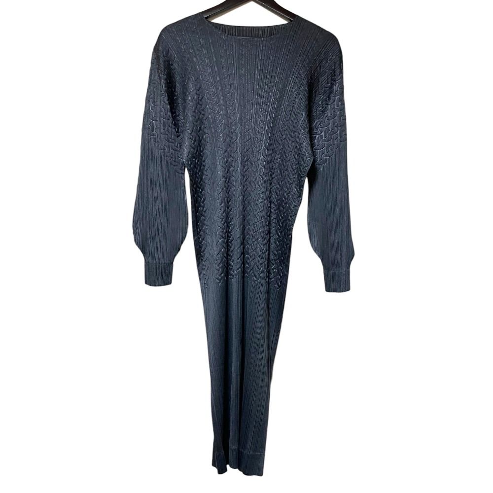 美品 PLEATS PLEASE プリーツプリーズ イッセイミヤケ エンボス加工