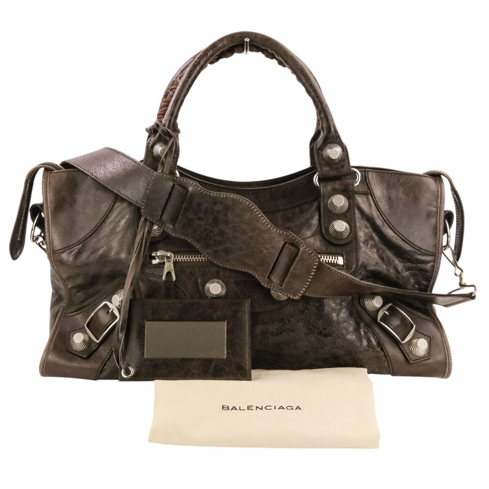 良品 BALENCIAGA バレンシアガ ザジャイアント パートタイム レザー