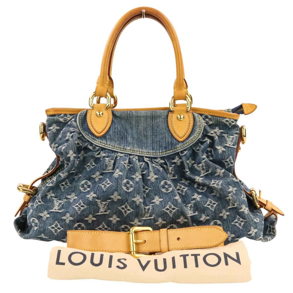 良品 Louis Vuitton ルイヴィトン ネオカヴィ MM モノグラムデニム