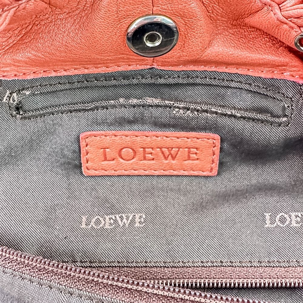 良品 LOEWE ロエベ ナッパアイレ レザー ミニ ショルダーバッグ