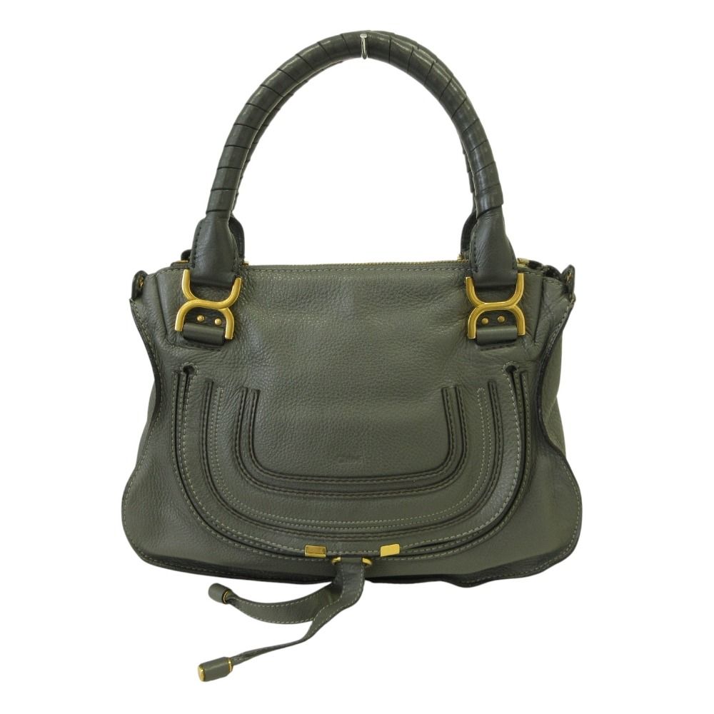 良品 Chloe クロエ マーシー レザー 2WAY ハンドバッグ ショルダー