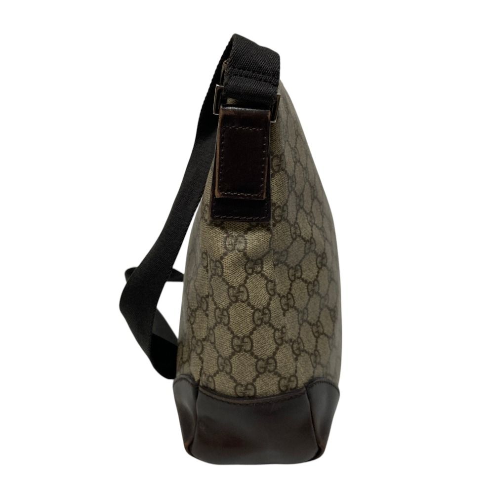 GUCCI グッチ GGスプリーム ショルダーバッグ 110054 ブラウン メンズ