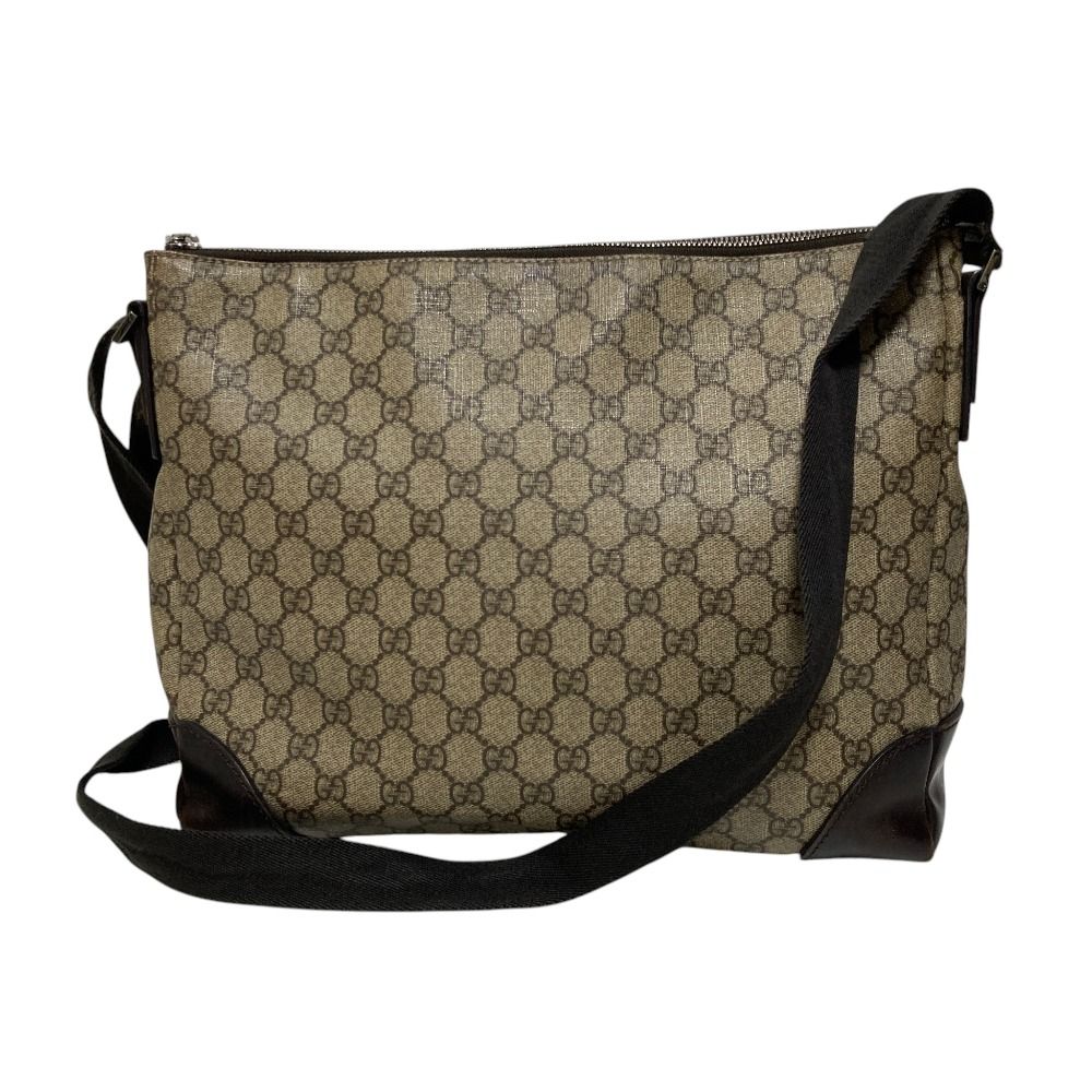 GUCCI グッチ GGスプリーム ショルダーバッグ 110054 ブラウン メンズ
