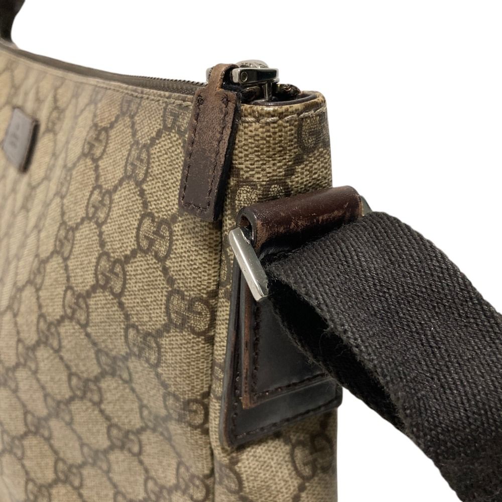 GUCCI グッチ GGスプリーム ショルダーバッグ 110054 ブラウン メンズ