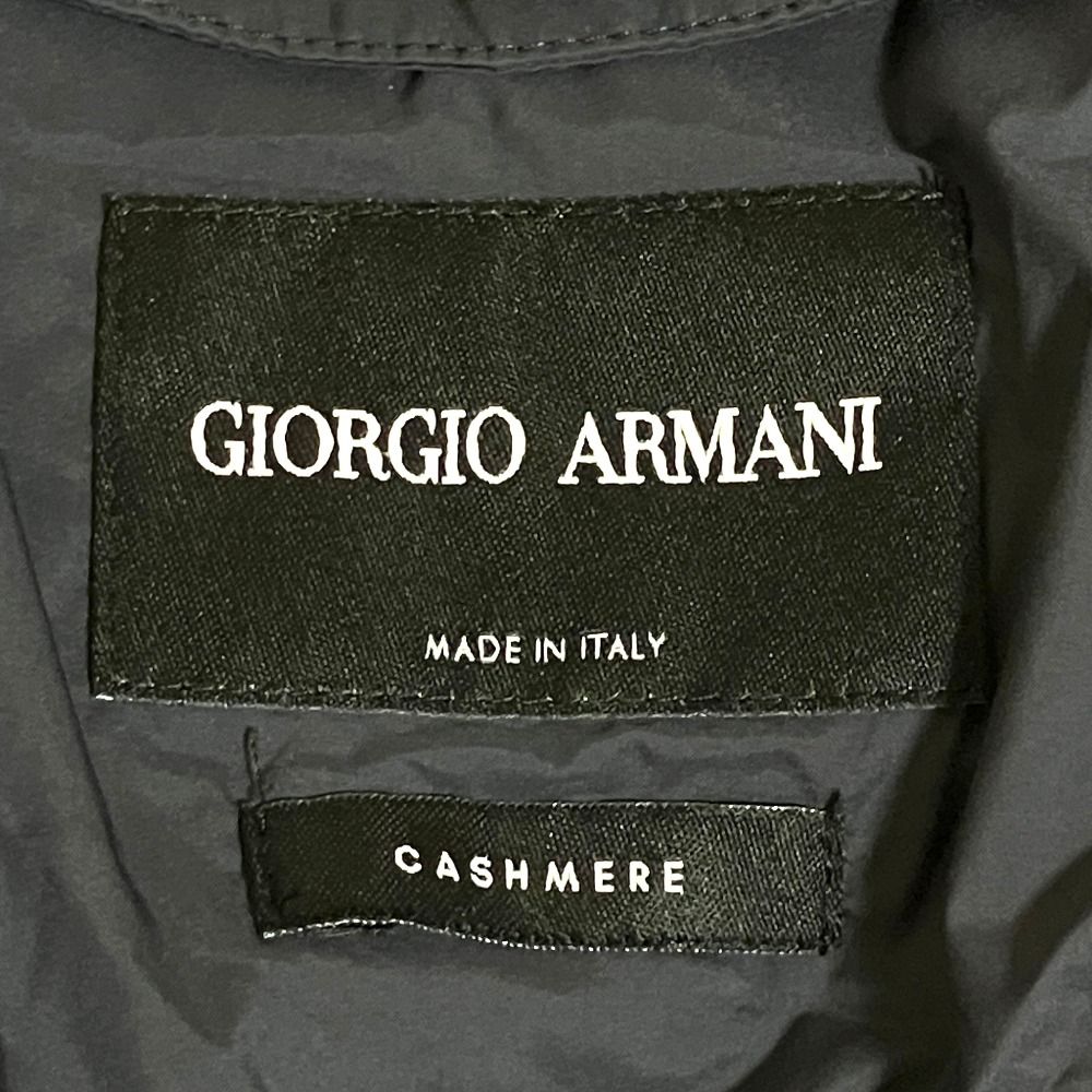 美品 GIORGIO ARMANI ジョルジオアルマーニ 日本限定 カシミヤ ジップ