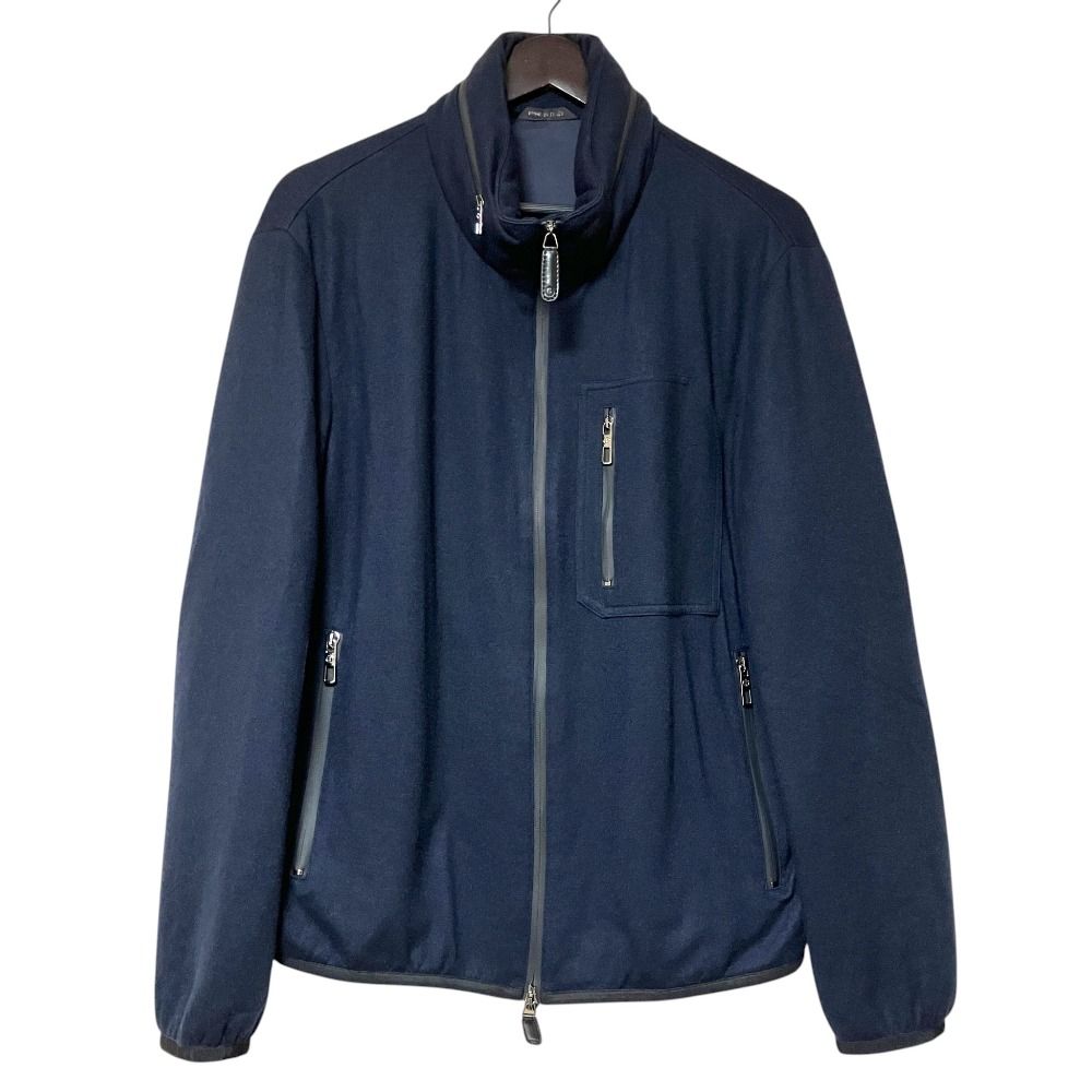美品 GIORGIO ARMANI ジョルジオアルマーニ 日本限定 カシミヤ ジップアップジャケット イージーパンツ セットアップ 50/48 ネイビー メンズ 古着 中古 USED 美品 GIORGIO ARMANI ジョルジオアルマーニ 日本限定 カシミヤ ジップ