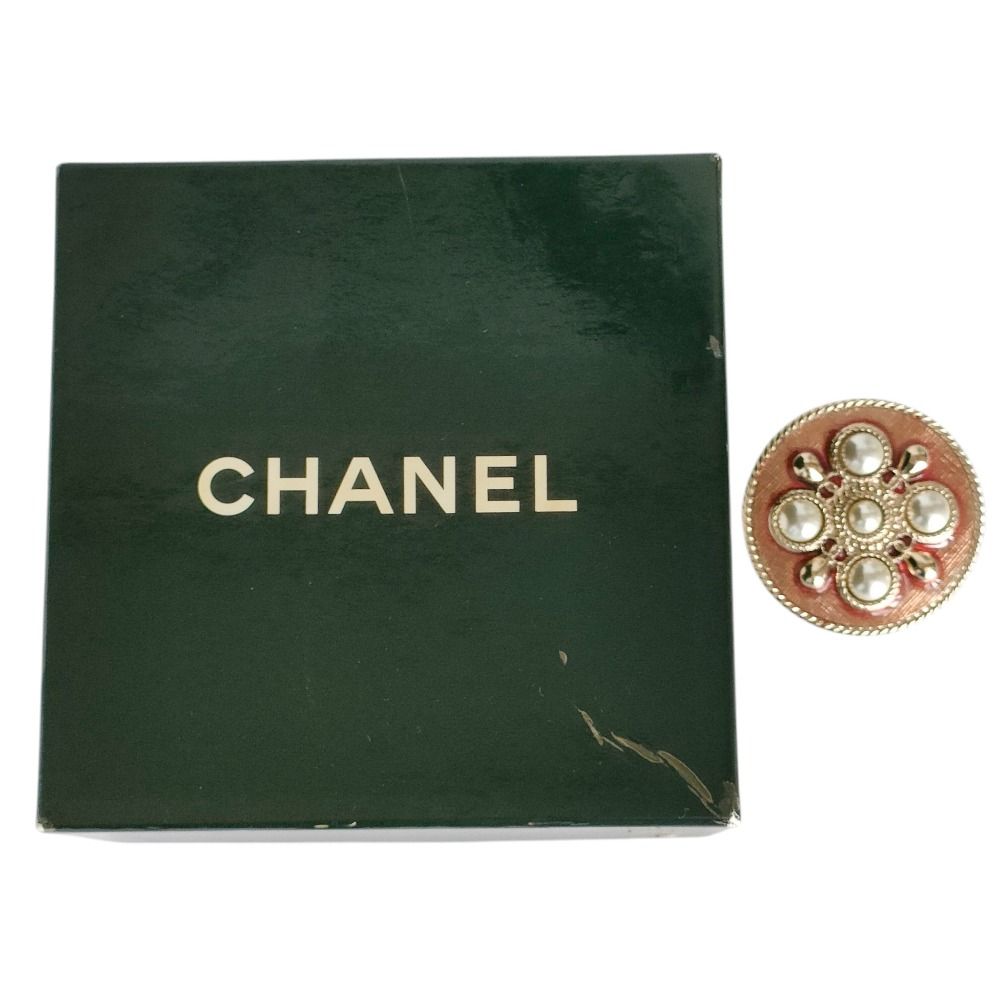 【美品】CHANEL パールピン　ピンブローチ 新品同様 CHANEL シャネル B17P パールモチーフ ピンブローチ 箱付き