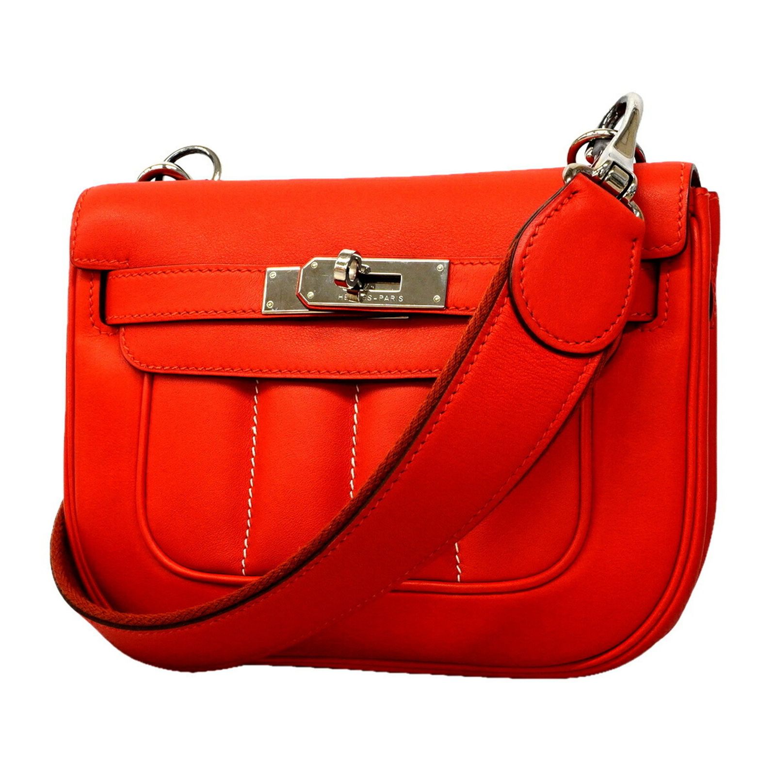 エルメス(Hermes) エルメス ショルダーバッグ ベルリンヌ20 スイフト ルージュピヴォワンヌ X刻印レディース OP005321