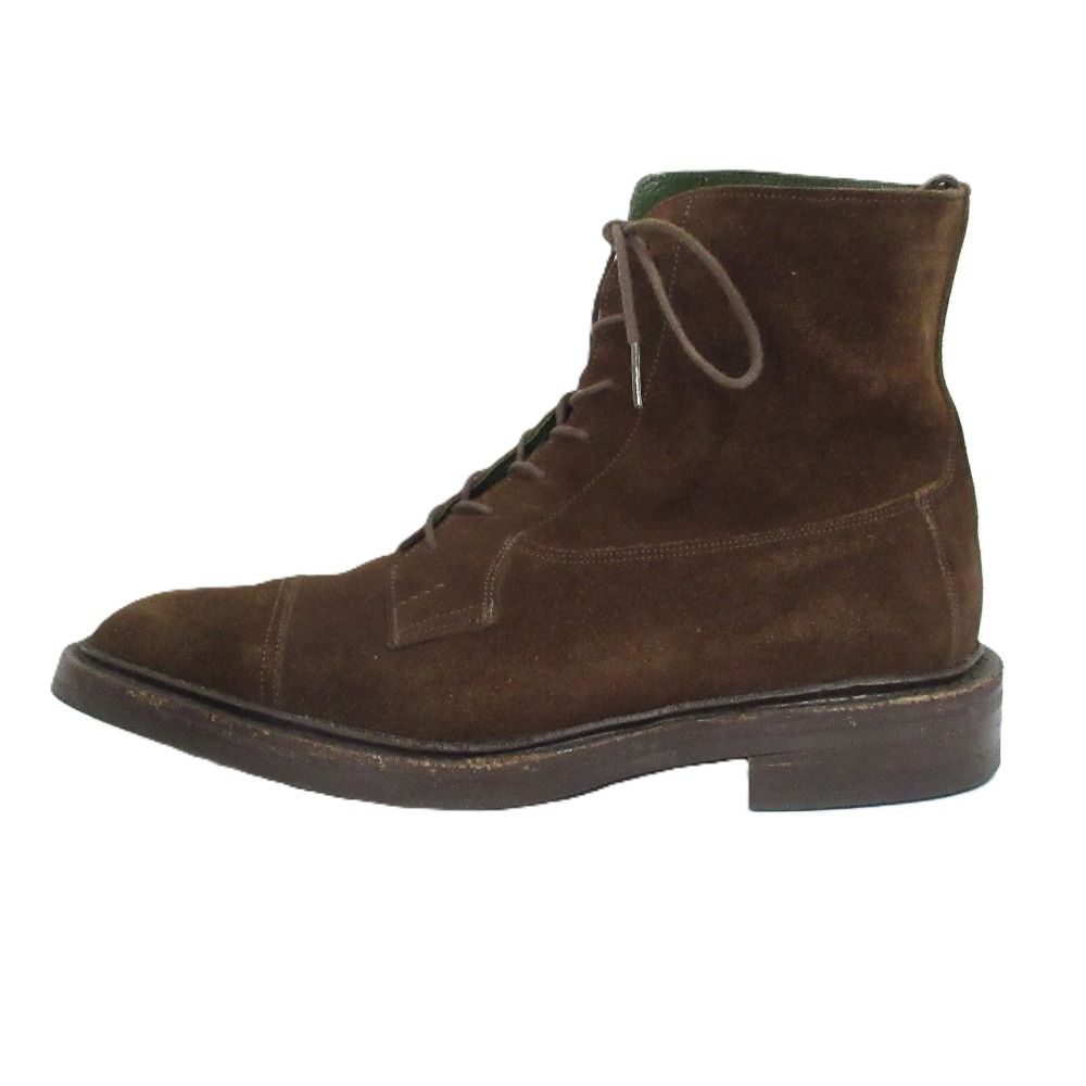 トリッカーズ　スエードレースアップ　8h 良品 Tricker's トリッカーズ スエードレザー キャップトゥ レース