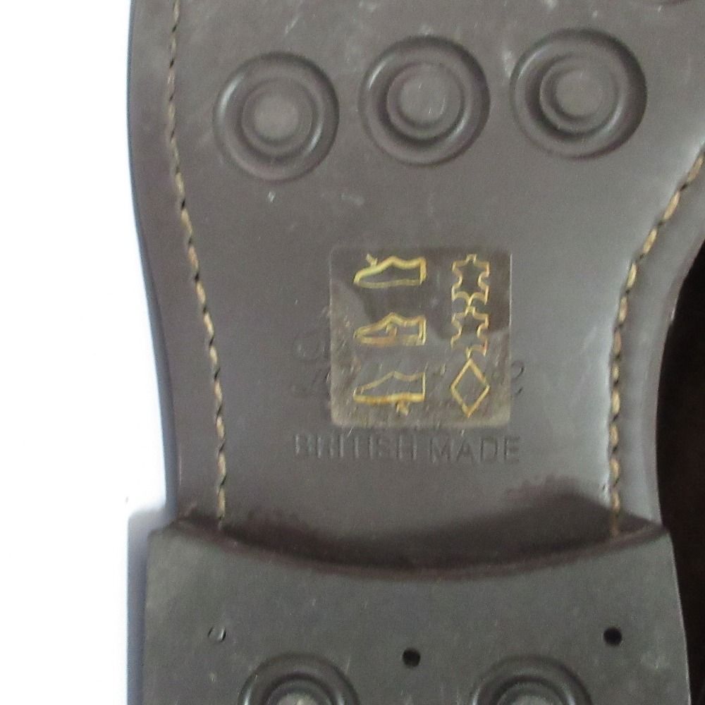 良品 Tricker's トリッカーズ スエードレザー キャップトゥ レース